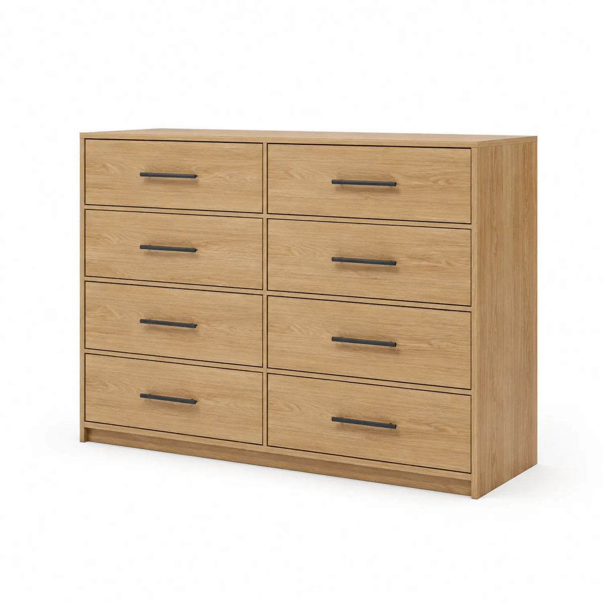 Cajonera de Madera con 8 Cajones Color Roble