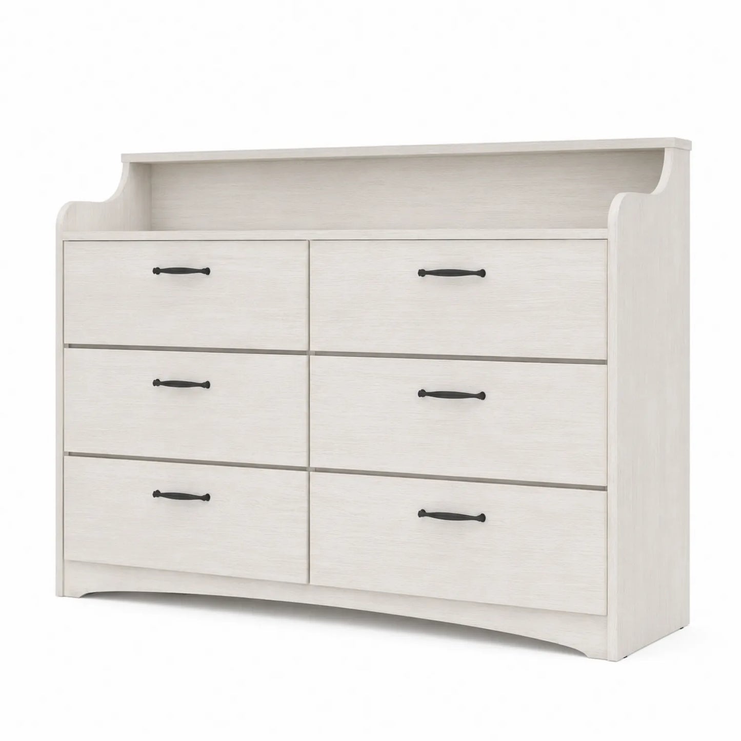 Cajonera de Madera Contrachapada con 6 Cajones Blanca